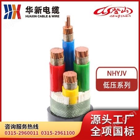 NHYJV低压电力电缆 铜芯导体 聚乙烯绝缘护套 水暖电工