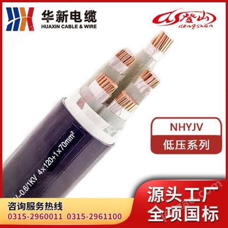 NHYJV22NHYJV22 低压电力电缆 阻燃耐火铜芯 低压线缆 可靠耐用