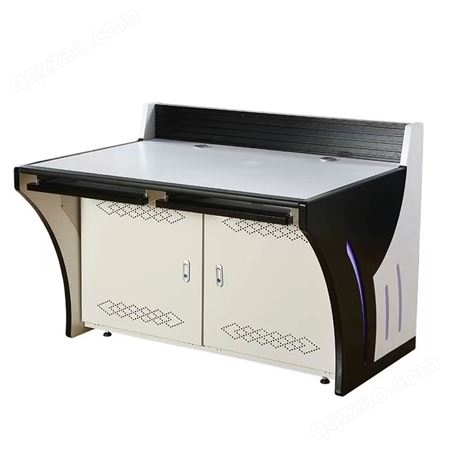 烤漆指挥中心控制台监控室弧形中控操作台安防调度电脑办公桌