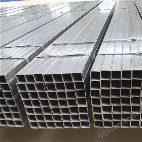伟钢钢材 q235b镀锌方管 钢铁建设项目矩形管 耐锈耐腐 使用率长