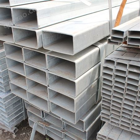 伟钢钢材 q235b镀锌方管 钢铁建设项目矩形管 耐锈耐腐 使用率长