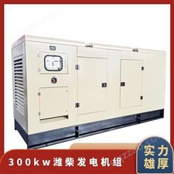 300kw潍柴发电机组 型号WP10D320E200 额定电流540A 频率50hz