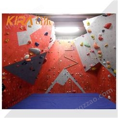 奇乐拓展训练竞技体能锻炼抱石攀岩墙空中探险树脂创意攀岩定制