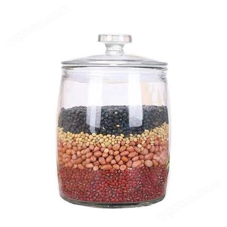 密封玻璃罐 利江商贸 玻璃罐   淄博圆形玻璃密封罐 按时发货 食品级玻璃罐