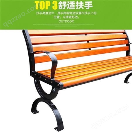 定做公园椅长凳园林椅生产防腐木石材不锈钢塑木公共景观座椅