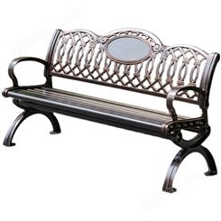 铸铝公园椅户外长椅欧式