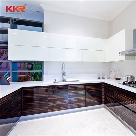 人造大理石高密度 家装厨房台面 耐污易清理亚克力人造石桌面
