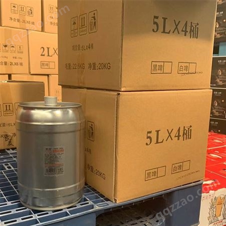 名麦原浆白啤 5升2升桶装 罐装酒 自动化生产线灌装 厂家批发