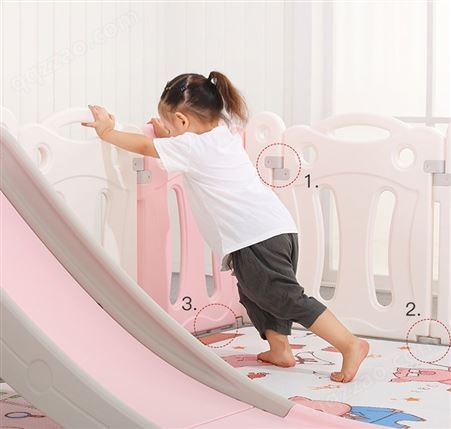 家庭游乐场 组合滑梯 多功能游乐园 儿童游戏围栏 海洋球池 厂家
