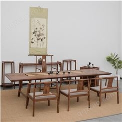 新中式实木茶桌椅组合功夫泡茶几客厅家用简约茶具套装一体茶台桌