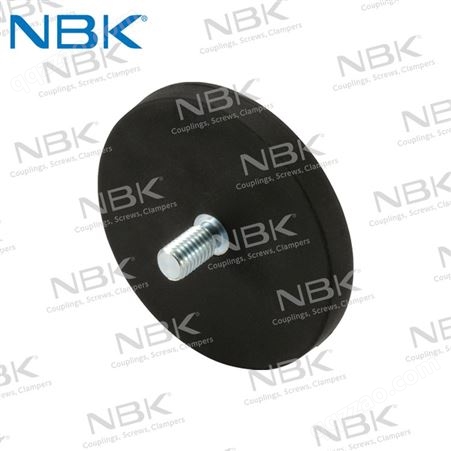 日本NBK JRM-ND橡胶外套外螺纹钕磁带座强力小型磁铁