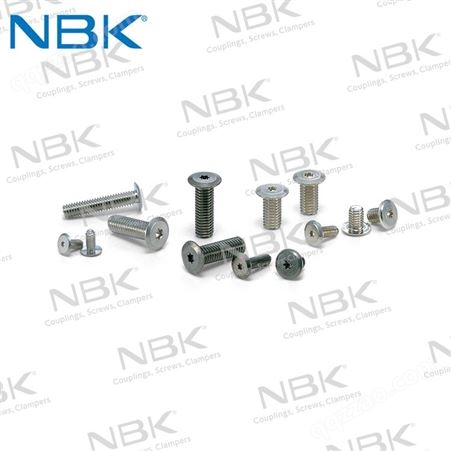 日本NBK SET-NI梅花槽超级短头螺栓 镀镍小头平头螺丝