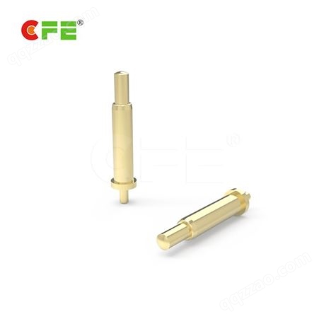 CFE供应易焊接镀金顶针 导电信号针10-60A大电流pogopin弹簧针