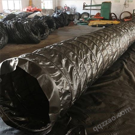 矿用隧道阻燃风筒 煤矿风筒布 正负压PVC涂覆 聚酯纤维材质 尺寸