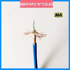 矿用电缆MHYVP1*4*7/0.43 性能稳定工厂现货直发