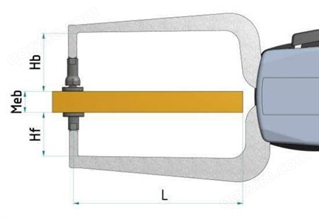 德国kroeplin指针式 防水型 厚度测量用 外卡规D110T