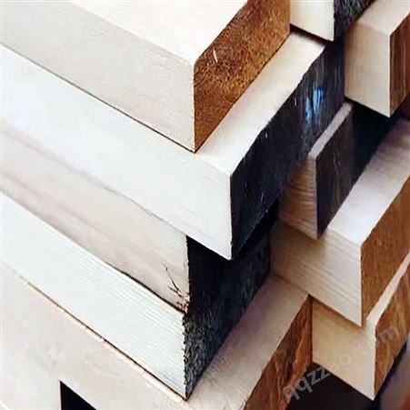 铁杉工地木方 建筑工地方木 桥梁10*10硬质木材四面见线 恒拓木业
