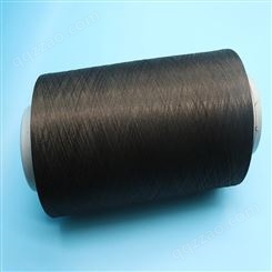 斯马丁 现货纯PLA聚乳酸玉米纤维纱线黑色100D72F的针织服装用