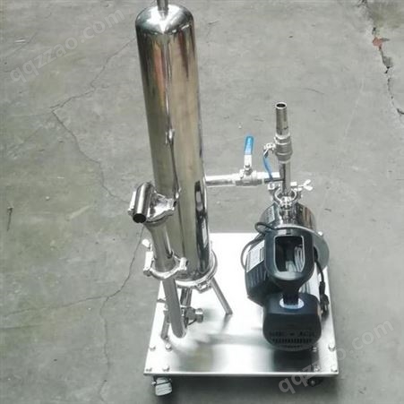 广涛GL001 厂家供应全不锈钢白酒过滤净化器 食品级过滤机 材质不锈钢304