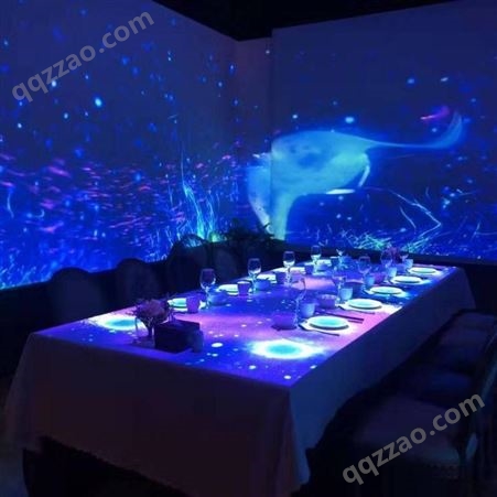 半景画科技全息餐厅裸眼3D宴会厅网红沉浸式互动全景光影空间