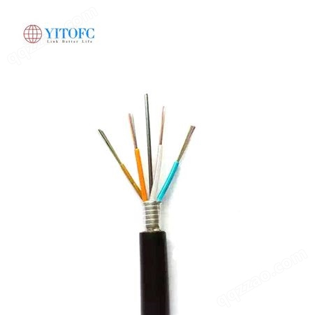 室外铠装层绞式4芯单模光纤GYTA-4B1.3光缆电信专用