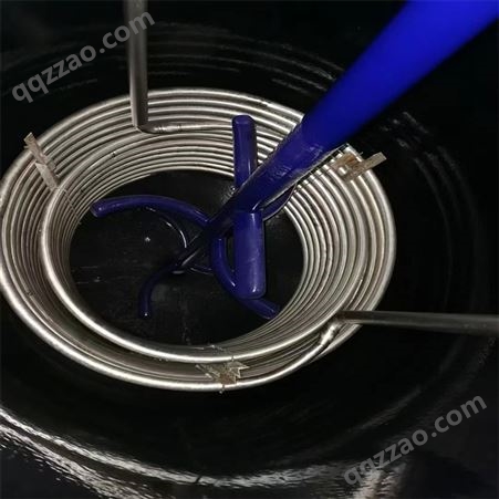 二手内外盘管不锈钢电加热反应釜 搪瓷搅拌釜设备