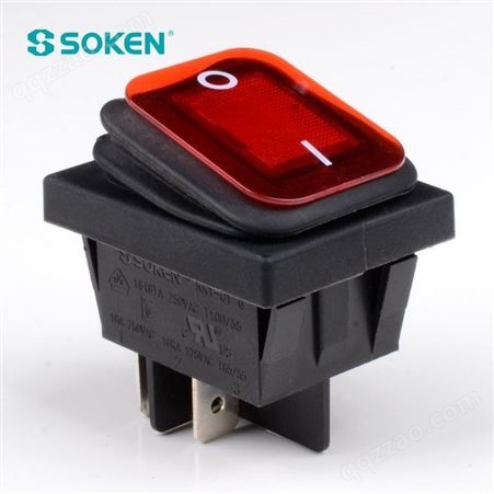 SOKEN大电流船型开关RK1-01G(N)水泵清洗机洗碗机厨房设备用