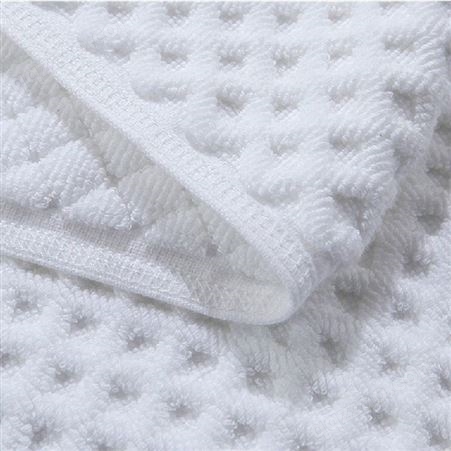 郁金香厂家供应32线进口纱菠萝格地巾，连锁酒店地巾，纯棉吸水洗浴垫脚巾