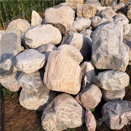 伟荣石业_小型泰山石吨位石_园林景观绿化吨位石_产地直销