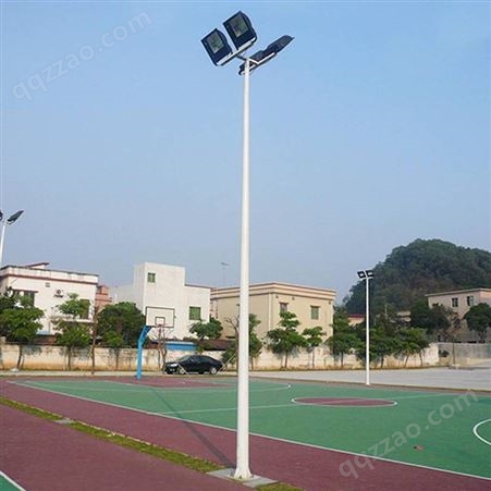 河池南丹篮球场灯杆高度LED网球场照明低碳照明