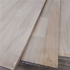 橡胶木指接板 实木板门板材   工厂定制木板批发