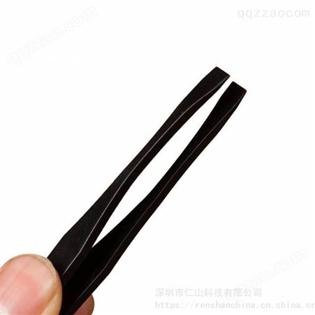 尖头黑色塑料镊子塑胶镊子导电纤维镊子