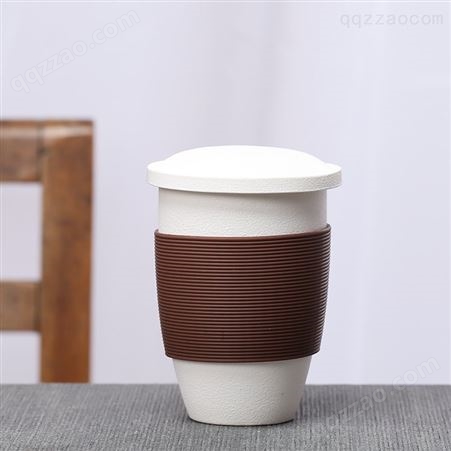同心快客杯 功夫 便携旅行茶具 日式陶瓷杯 个人 办公泡茶杯